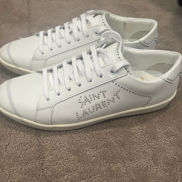 Saint Laurent Woman’s Court Classic Sneakers Size 39 - Picture 1 of 4